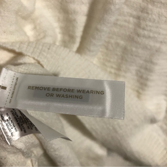 Loft sweater women’s small off white ivory pullover classic - Picture 7 of 9